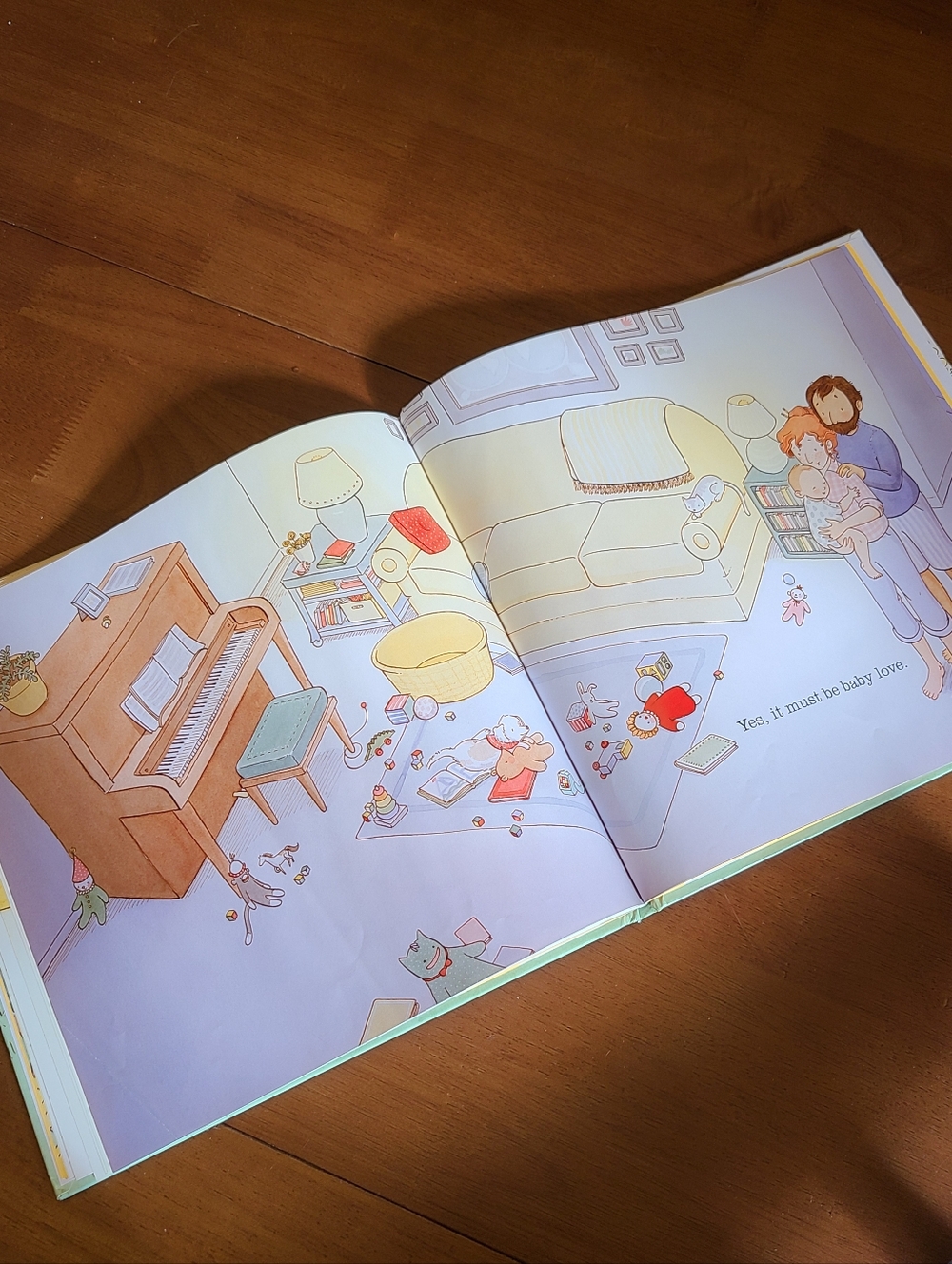 Baby Love Hardcover Rhyming Picture Story Book Celebration of Babies & Family - Picture 7 of 9